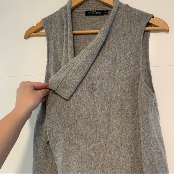 Eric Alexandre | Wool Open Sweater Vest - Picture 4 of 10